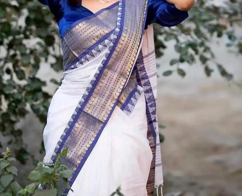 Tangailer pure suti saree combo — image 3