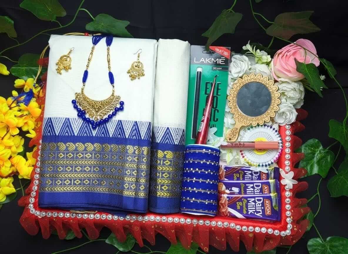Tangailer pure suti saree combo — image 2